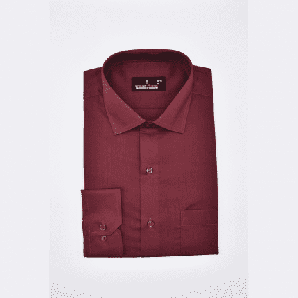 Men's Formal Shirt Maroon Exclusive series (FS 13)