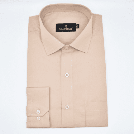 Men's Formal Shirt Beige Elite series (FS 11)