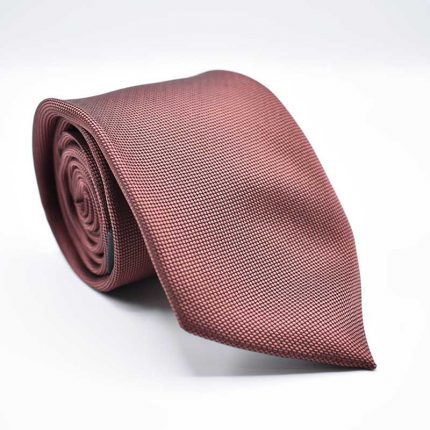 Rust Self Textured Tie FT 24